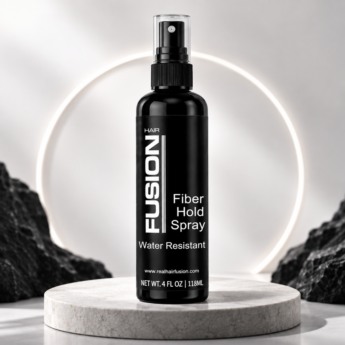 Hair Fusion Complete Hair Fiber Kit – 38g Real Hair Fibers, Fiber Hold Spray & Precision Spray Applicator