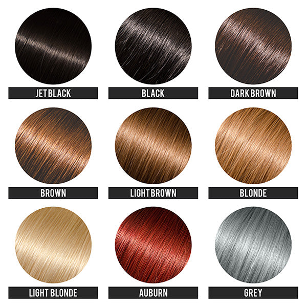 Real Human Hair Fibers + Water Resistant Holding Spray